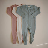 Organic Zipper Onesie