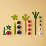 Let's Grow Veggies Lacing Game