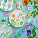 Flower Power DIY Pottery