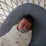 Organic Cotton Muslin Swaddle Blanket