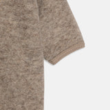 Pram Suit Wool w. Lining - Camel Melange