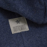 Pram Suit Wool Fleece w. Hood - Navy