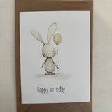 Happy Birthday Animal w. Balloon