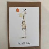Happy Birthday Animal w. Balloon
