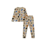 Wilhelm Printed PJ Set - Monster/Mist