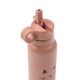 Falk Water Bottle 350 ml - Cat Dark Rose