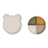 Arne Divider Plate - Mr Bear Sandy Multi Mix