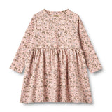 Jersey Dress Sessa - Rose Powder Flowers
