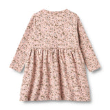 Jersey Dress Sessa - Rose Powder Flowers