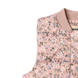 Puffer Vest Lakas - Rose Powder Flowers