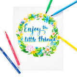 Brilliant Brush- Brush Markers