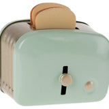 Miniature Toaster And Bread - Mint