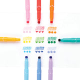 Confetti Stamp- Double Ended Markers