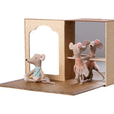 Ballet Mice In Dance Studio - Little Sister & Brother