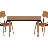Table And Chair Set - Dark Powder