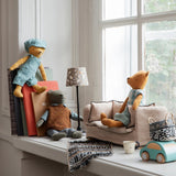 Linen Teddy Family
