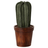 Flower Pot With Cactus - Miniature