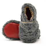 Shearling Booties - Smoke