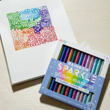 Rainbow Sparkle- Glitter Markers