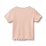 Rib Cotton T-Shirt Alicia