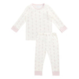 Organic Cotton Amory Long Sleeve Pyjama Set - Rose Trail