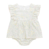 Organic Cotton Delaney Playsuit - Daphne Egret