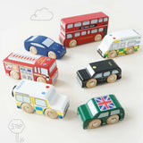 London Wooden Toy Car Set