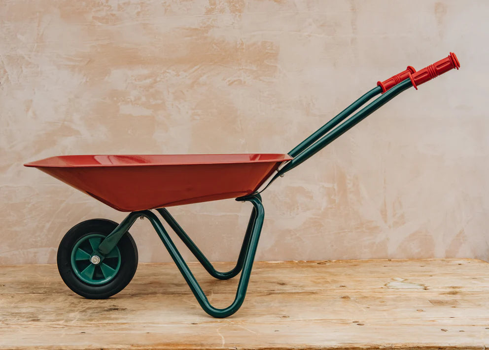 Red wheelbarrel