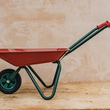 Red wheelbarrel