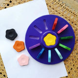 12 Flower Crayons For Toddlers