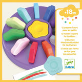 12 Flower Crayons For Toddlers