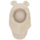 Teddy Balaclava Ears Wool Sherpa - Cement